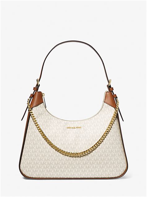 wilma large michael kors|Wilma Large Signature Logo Shoulder Bag .